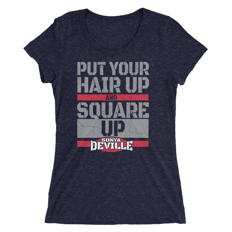 Sonya Deville "Square Up" Women's Tri-Blend T-shirt T-Shirt PW Catalog