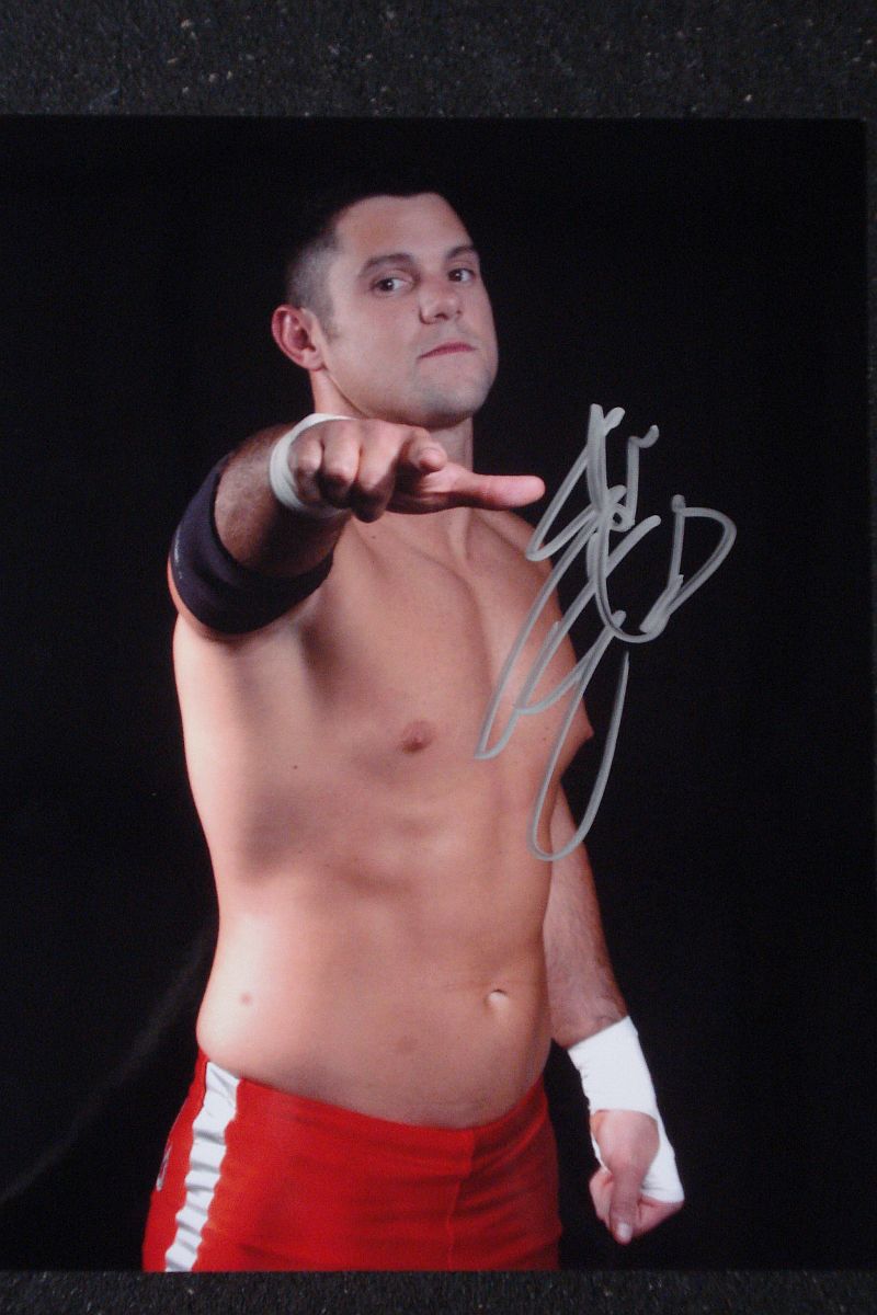 Eddie Edwards Autographged 8 X 10 Photo