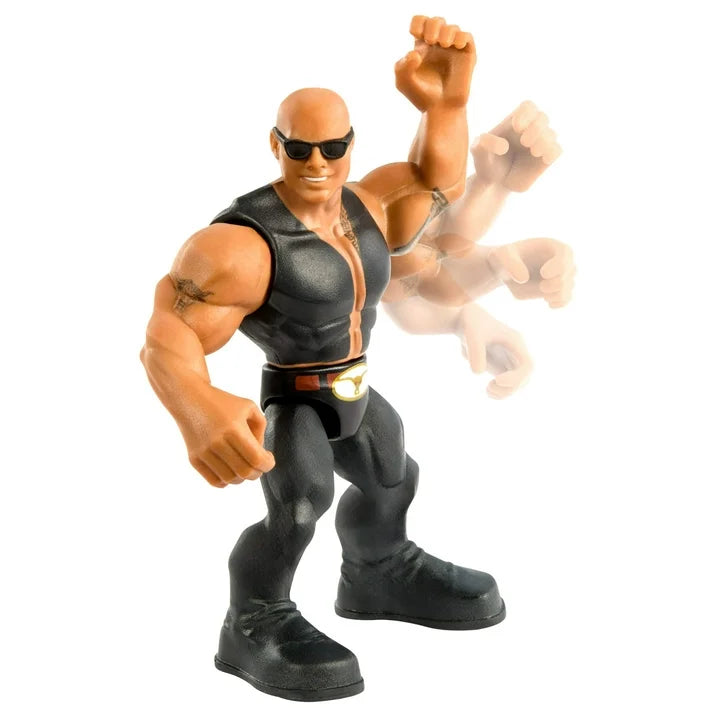WWE Mattel Knuckle Crunchers Series 4 The Rock "Final Boss" Action & Toy Figures PWcatalog