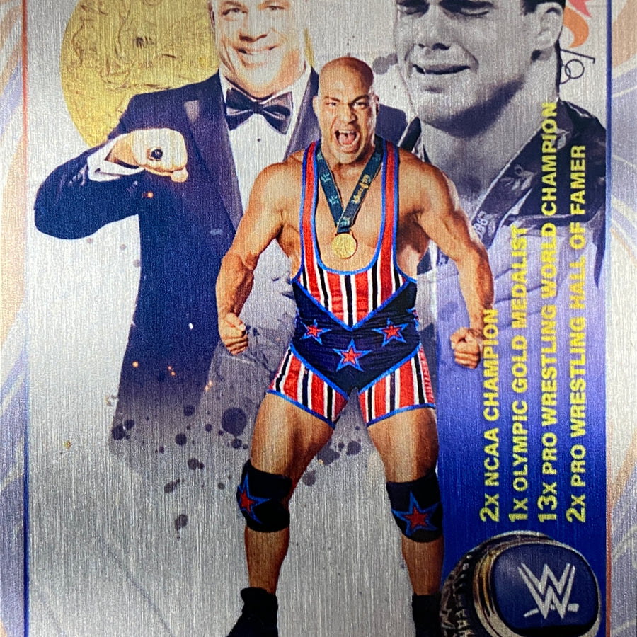 Kurt Angle trading card PW Catalog