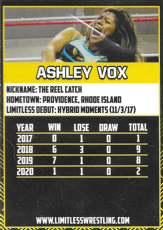 Ashley VOX trading card PW Catalog