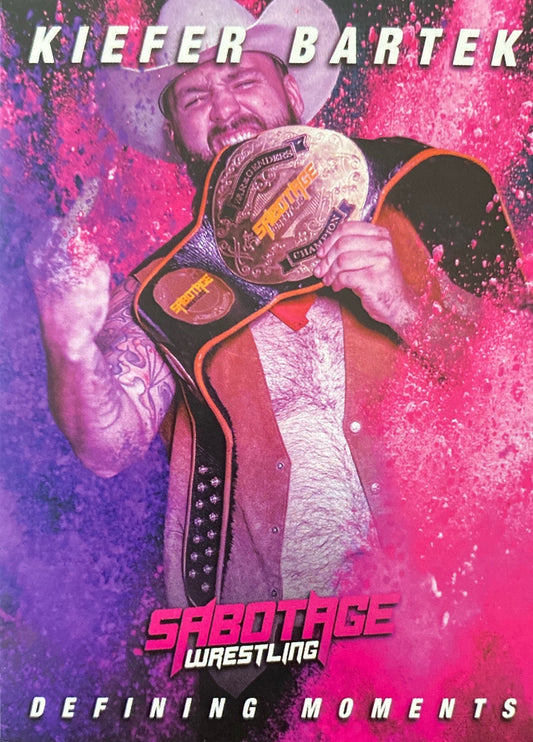 Defining Moments – Kiefer Bartek trading card PW Catalog