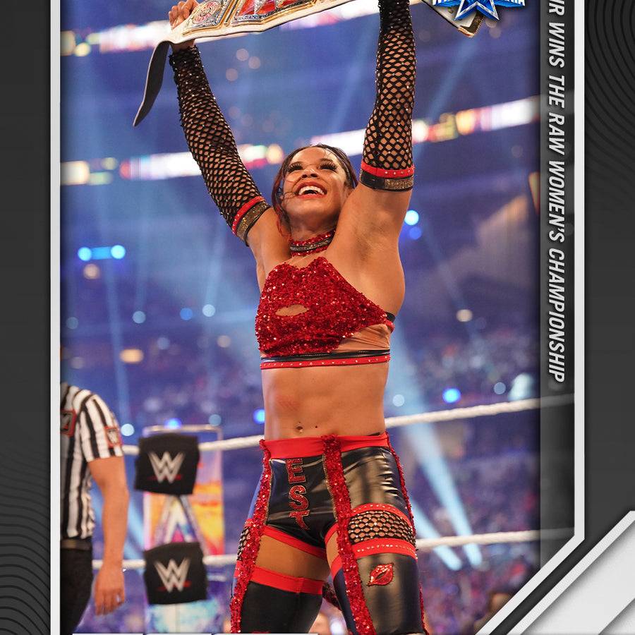 Bianca Belair – Belair Wins the RAW Women’s Championship trading card PW Catalog