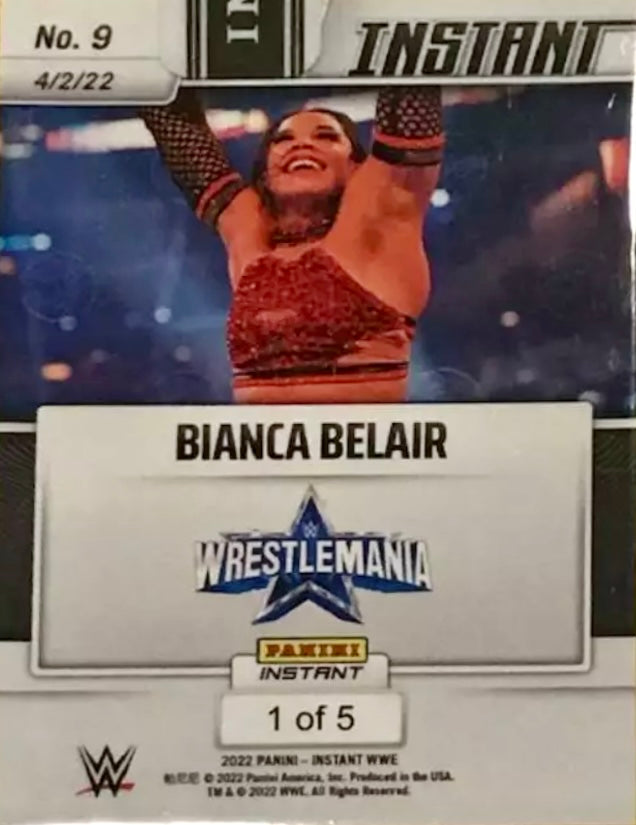 Bianca Belair – Belair Wins the RAW Women’s Championship trading card PW Catalog