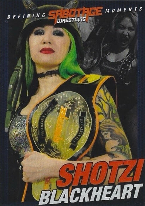 Defining Moments – Shotzi Blackheart trading card PW Catalog