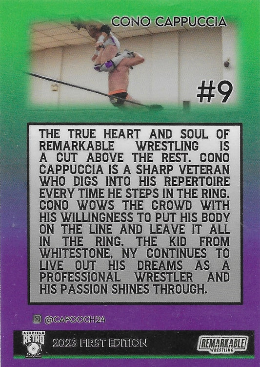 “A CUT Above the Rest” Cono Cappuccia trading card PW Catalog