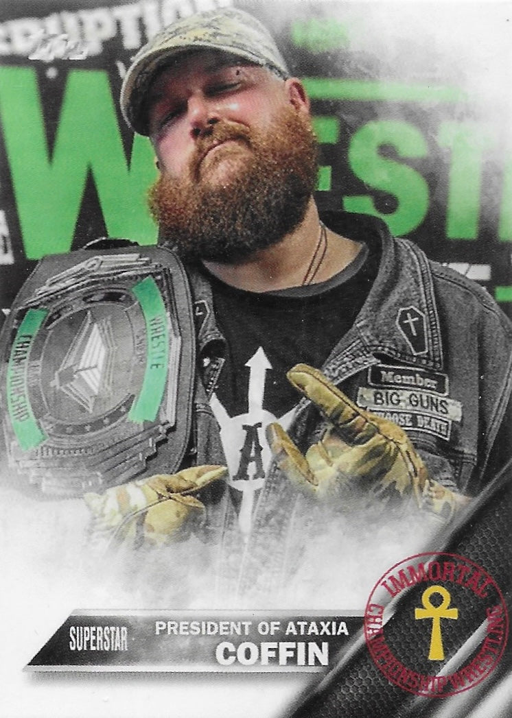 President of Ataxia Coffin trading card PW Catalog