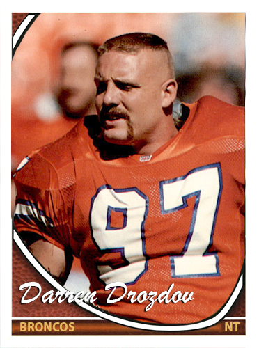 Darren Drozdov – Broncos trading card PW Catalog