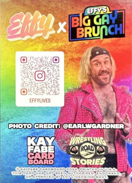 Effy X Effy’s Big GAY Brunch trading card PW Catalog