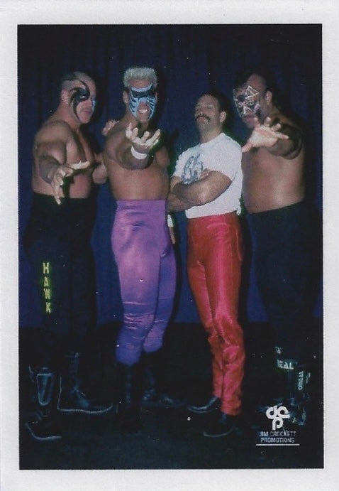 “Legion of Doom” the Road Warriors, Sting, Paul Ellering