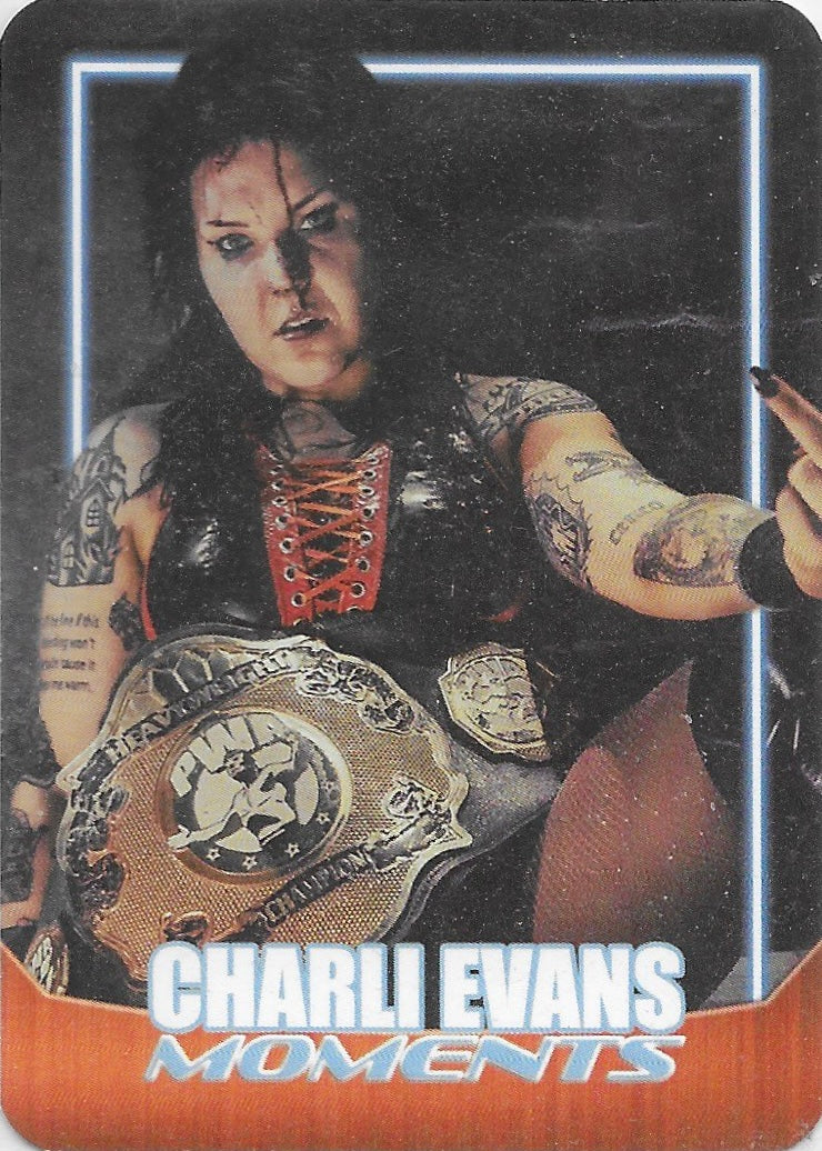 Charli Evans trading card PW Catalog