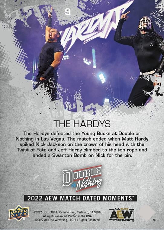 The Hardys – the Hardys Defeat the Young Bucks in a Battle of TAG Team Icons