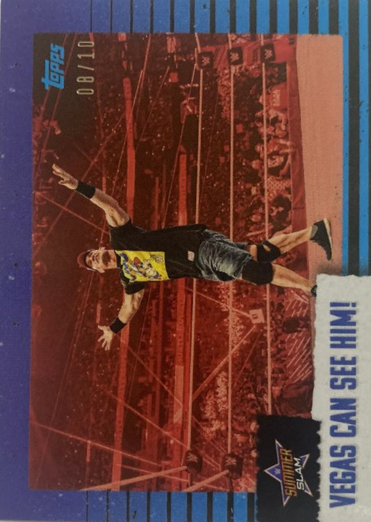 Summerslam – Vegas Can See HIM! trading card PW Catalog