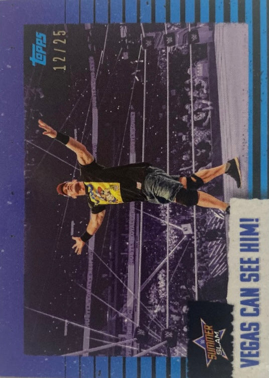 Summerslam – Vegas Can See HIM! trading card PW Catalog