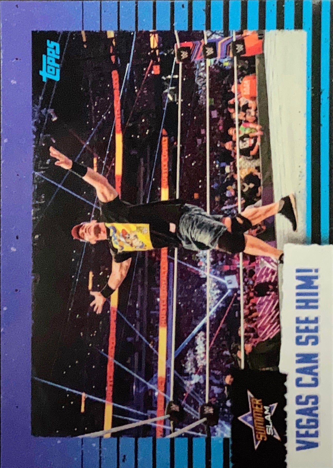 Summerslam – Vegas Can See HIM! trading card PW Catalog