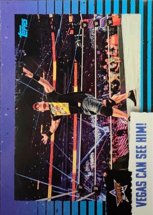 Summerslam – Vegas Can See HIM! trading card PW Catalog