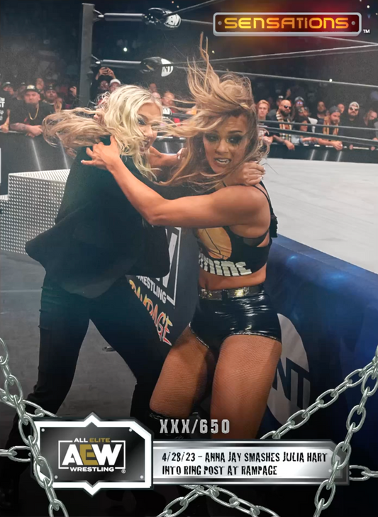 4/28/23 – Anna JAY – Anna JAY Smashes Julia Hart Into Ring Post at Rampage