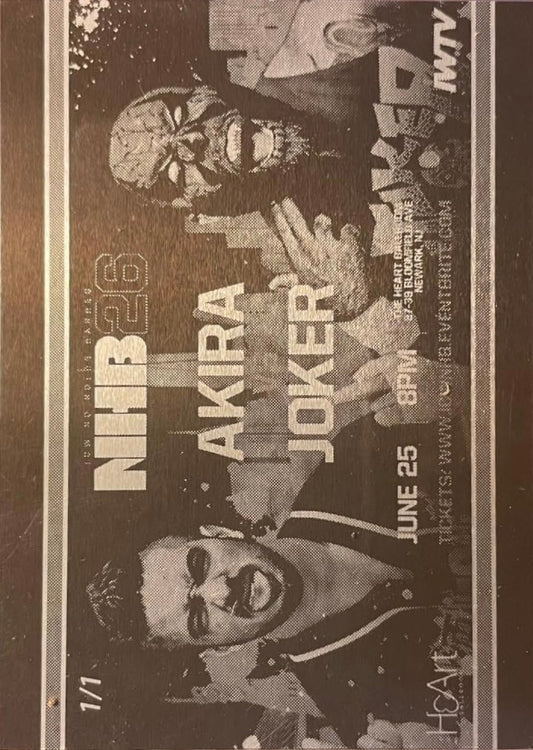 Akira vs Joker trading card PW Catalog
