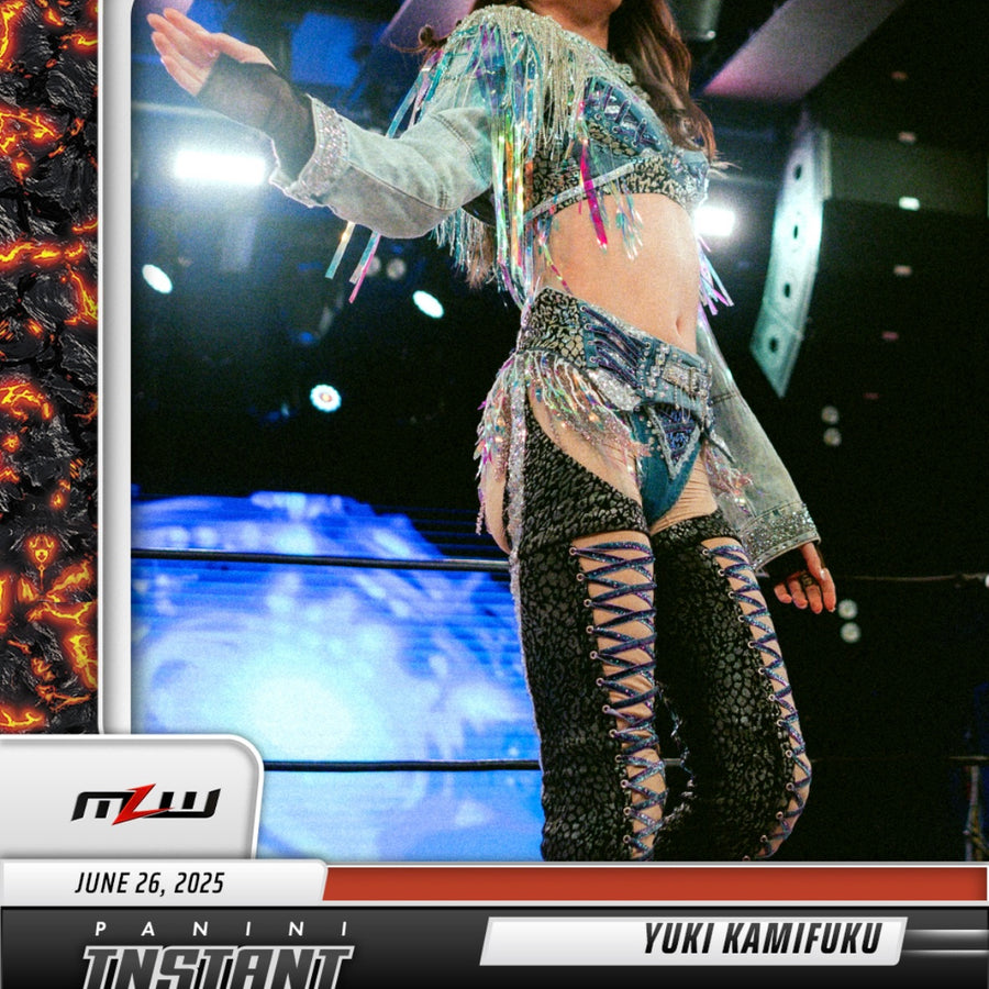 Yuki Kamifuku – Yuki Kamifuku Kicks Way to Win Over Rival trading card PW Catalog