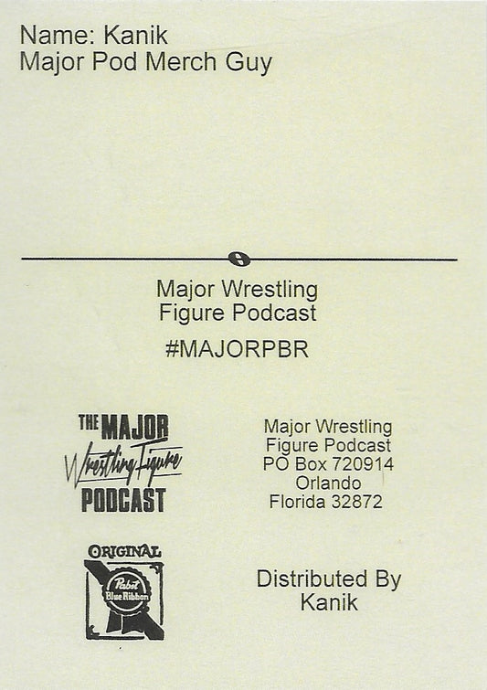 Kanik trading card PW Catalog