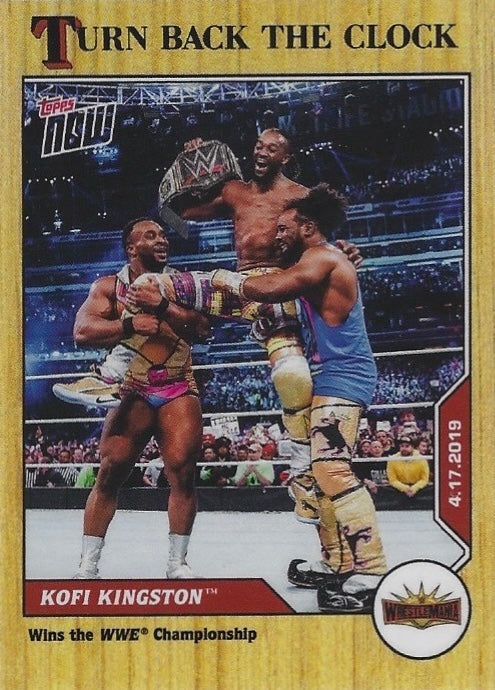 Wrestlemania 35 4.17.2019 Kofi Kingston Wins the WWE Championship