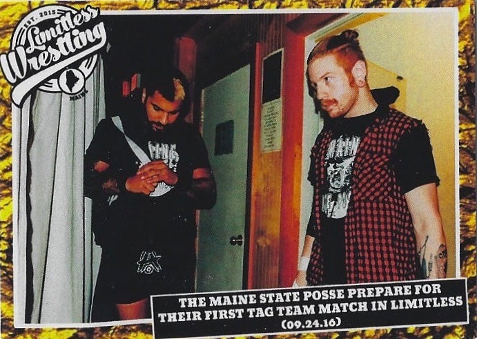 The Maine State Posse Prepare for Their First TAG Team Match in Limitless Wrestling (09.24.16)