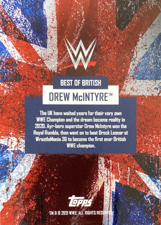 Drew Mcintyre trading card PW Catalog