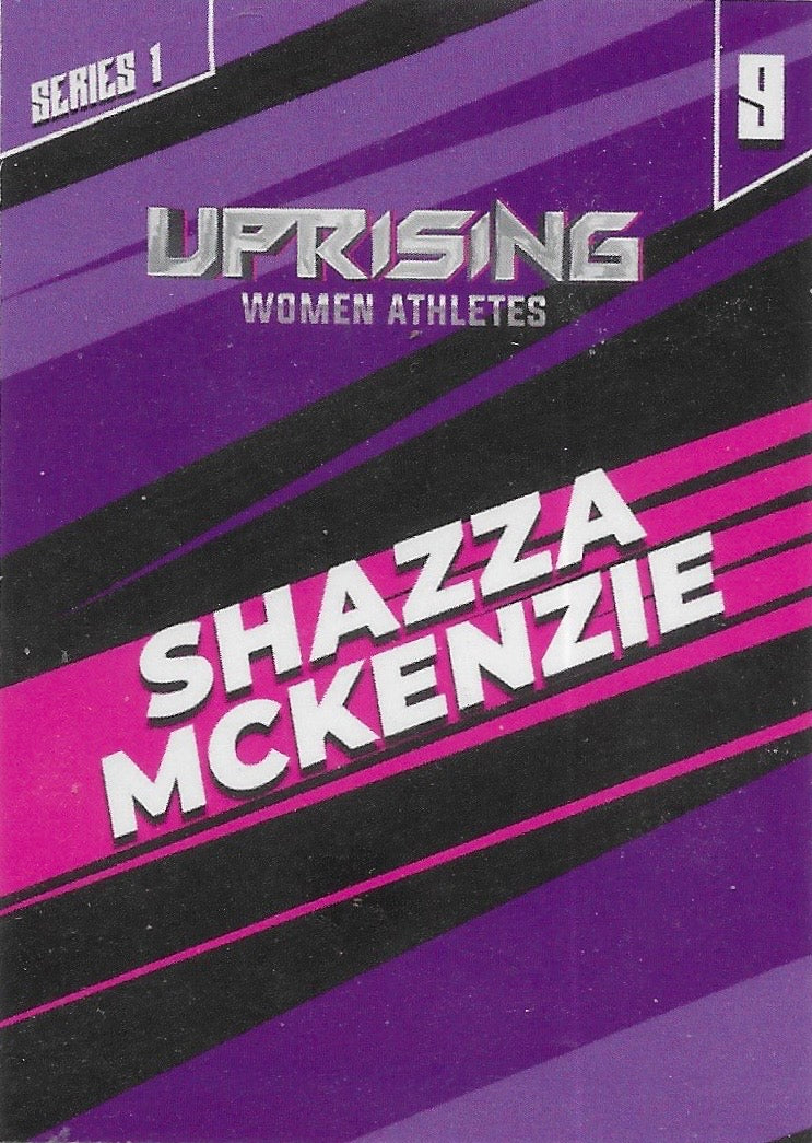 Shazza Mckenzie trading card PW Catalog