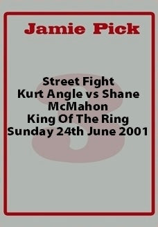 Kurt Angle vs Shane Mcmahon