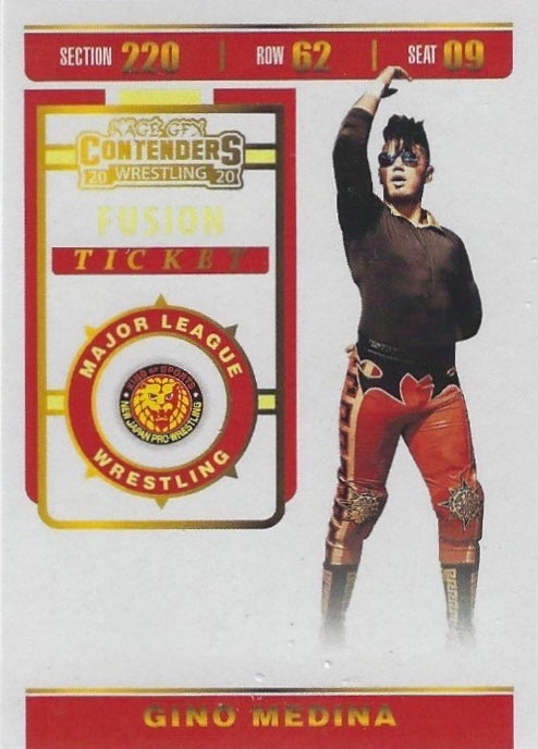 Gino Medina trading card PW Catalog