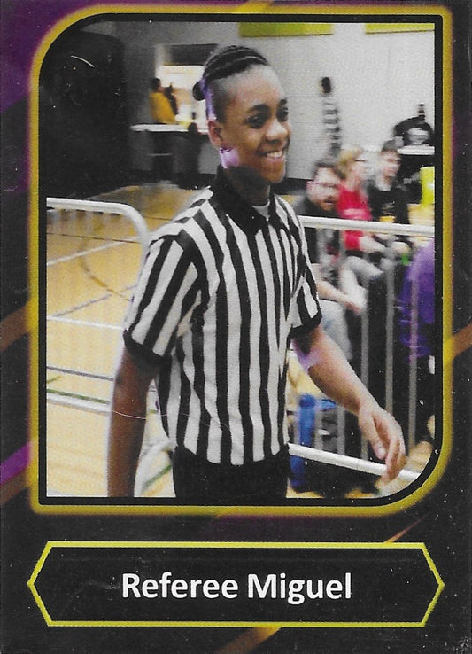 Referee Miguel trading card PW Catalog