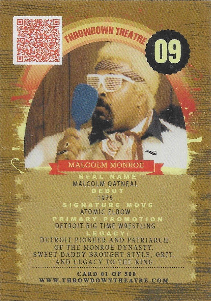 “Sweet Daddy” Malcolm Monroe trading card PW Catalog