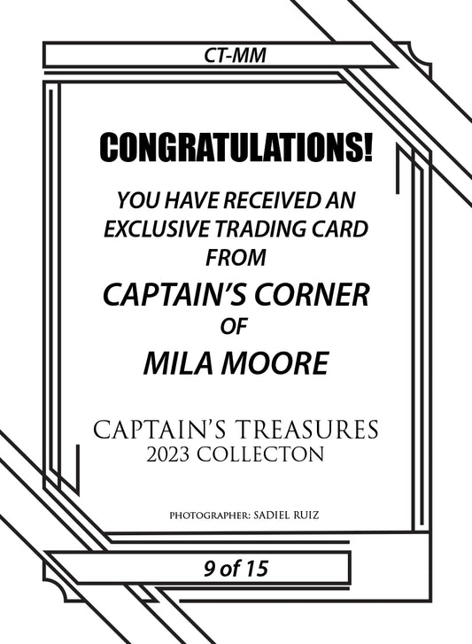Mila Moore trading card PW Catalog