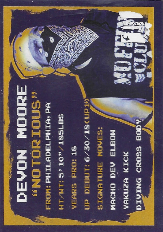 Devon Moore trading card PW Catalog