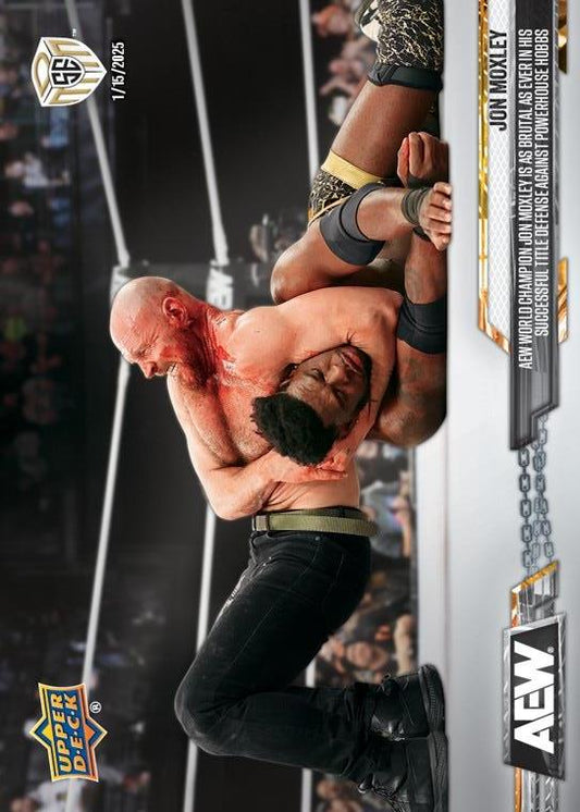 JON Moxley – AEW World Champion JON Moxley IS AS Brutal AS Ever in HIS Successful Title Defense Against Powerhouse Hobbs