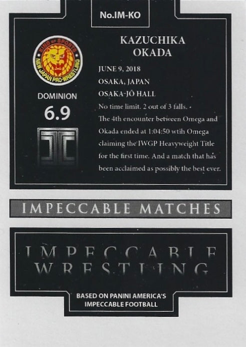 Dominion 6.9: Kenny Omega vs. Kazuchika Okada – Kazuchika Okada