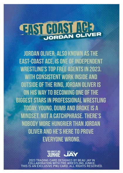 East Coast ACE Jordan Oliver