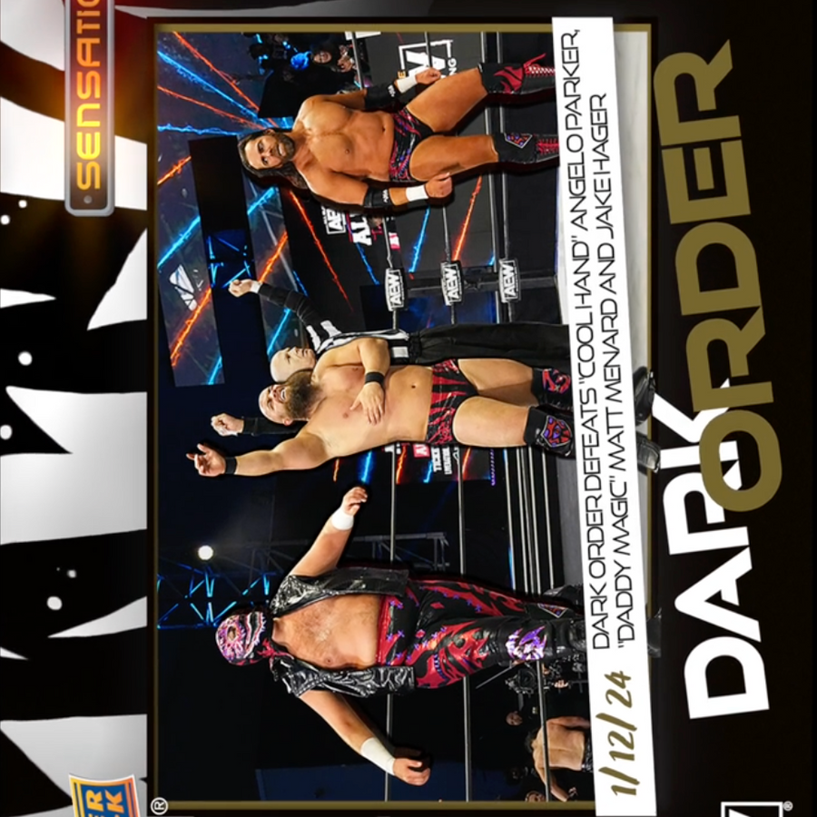 1/12/24 – Dark Order – Dark Order Defeats “Cool Hand” Angelo Parker, “Daddy Magic” Matt Menard, and Jake Hager