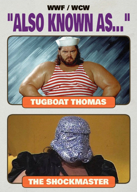 Tugboat Thomas / the Shockmaster trading card PW Catalog