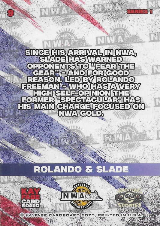 Rolando & Slade trading card PWcatalog