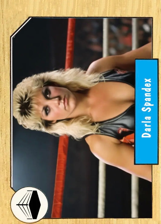 Darla Spandex trading card PW Catalog