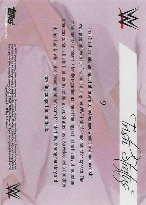 Trish Stratus trading card PW Catalog