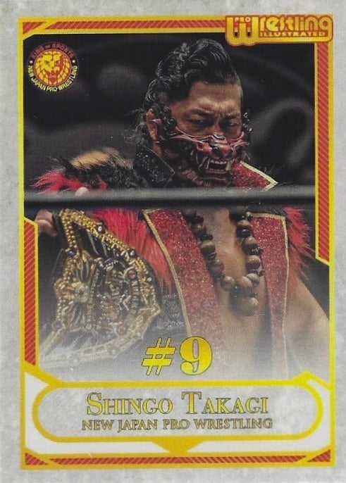Shingo Takagi trading card PW Catalog