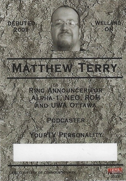 Matthew Terry – Announcer