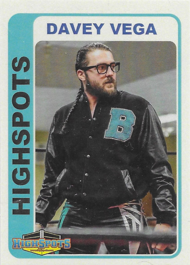 Davey Vega trading card PW Catalog