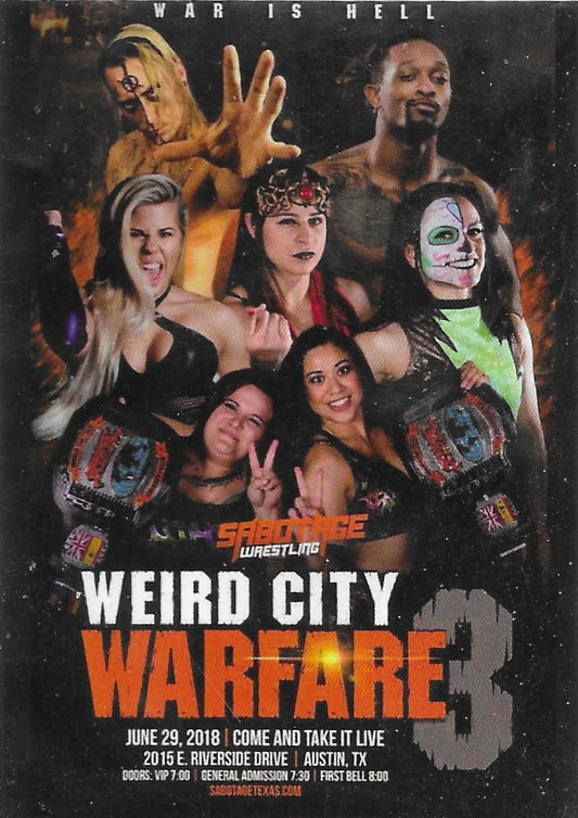 Weird City Warfare 3 trading card PW Catalog