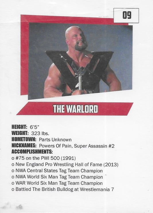 The Warlord trading card PW Catalog