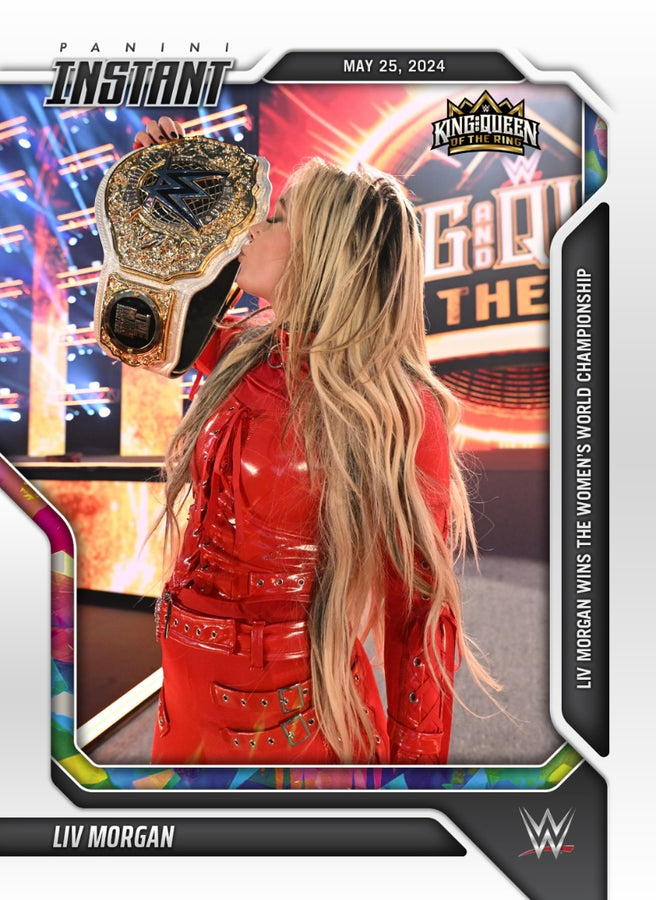 LIV Morgan – LIV Morgan Wins the Women’s World Championship trading card PW Catalog
