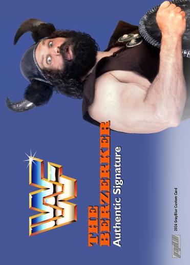 The Berzerker – WWF trading card PW Catalog