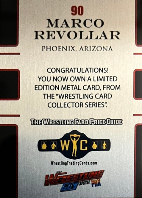 Marco Revollar trading card PW Catalog